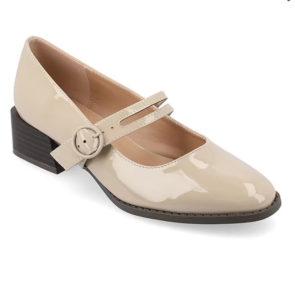 Journee Collection Savvi Womens Round Closed Toe Flat Heel Pumps new 7.5M